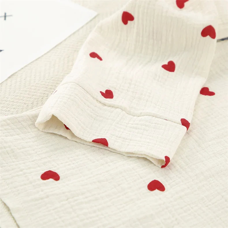 The Blush – 100% Muslin Cotton Pajama