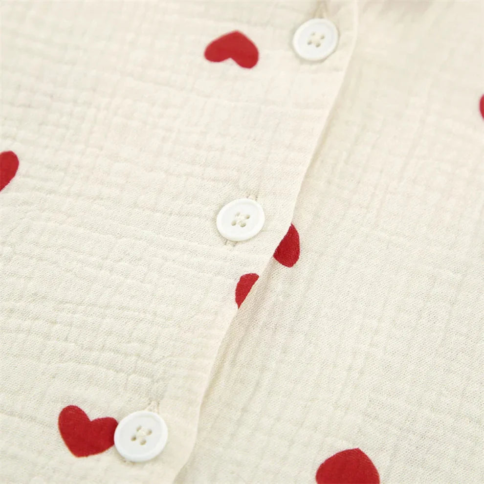 The Blush – 100% Muslin Cotton Pajama